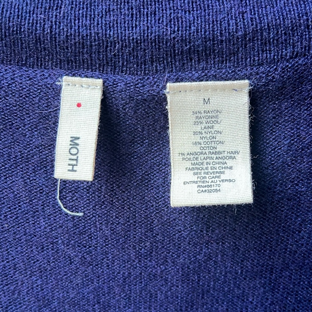 Anthropologie Moth Double Button Sweater Coat — HTF Color - Picture 7 of 16